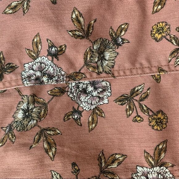 No Boundaries Floral Overalls Dress Juniors Sz 11 - Picture 3 of 10